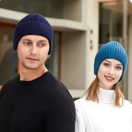 Casquette d'hiver à oreillettes pour Femmes,