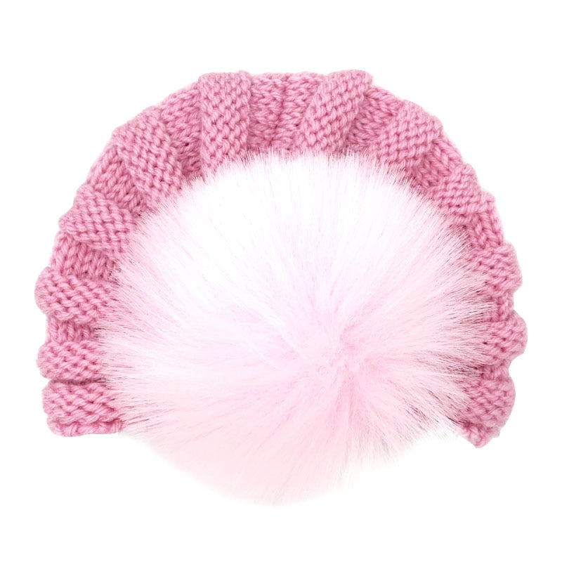 Bonnet d'hiver en tricot pour filles