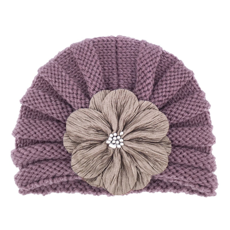 Bonnet d'hiver en tricot pour filles