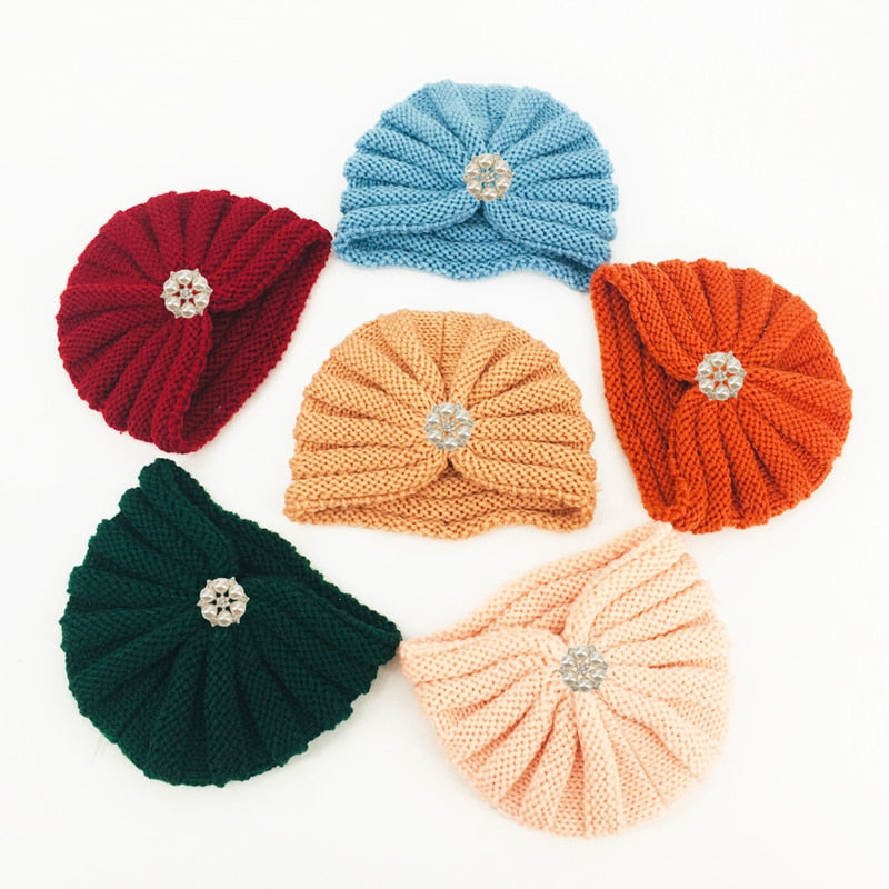 Bonnet d'hiver en tricot pour filles