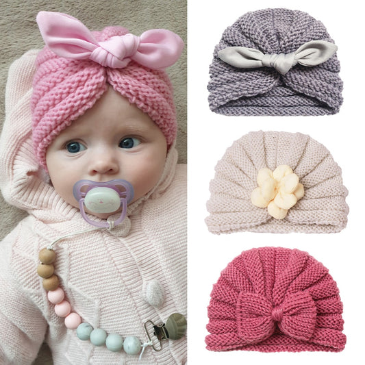 Bonnet d'hiver en tricot pour filles