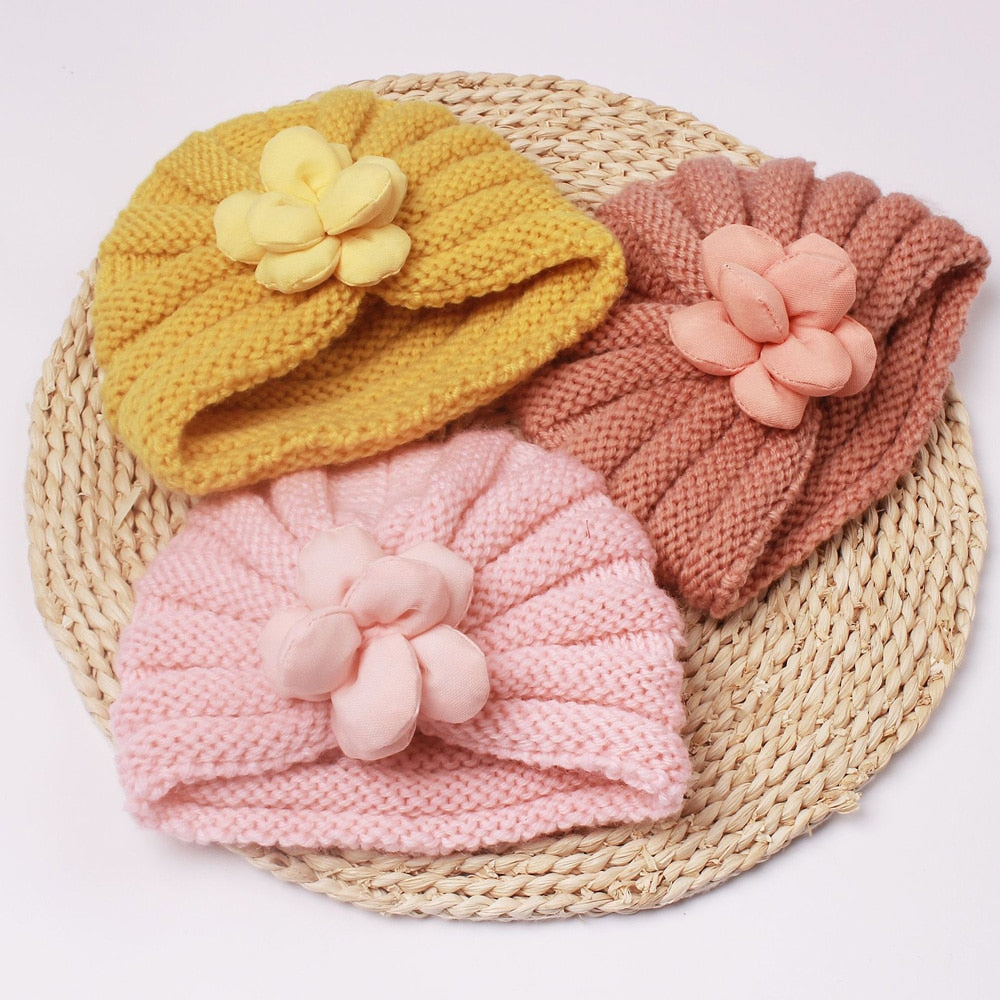 Bonnet d'hiver en tricot pour filles