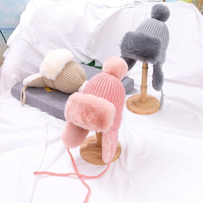 Bonnet d'hiver pour bébés: Garçons/Filles