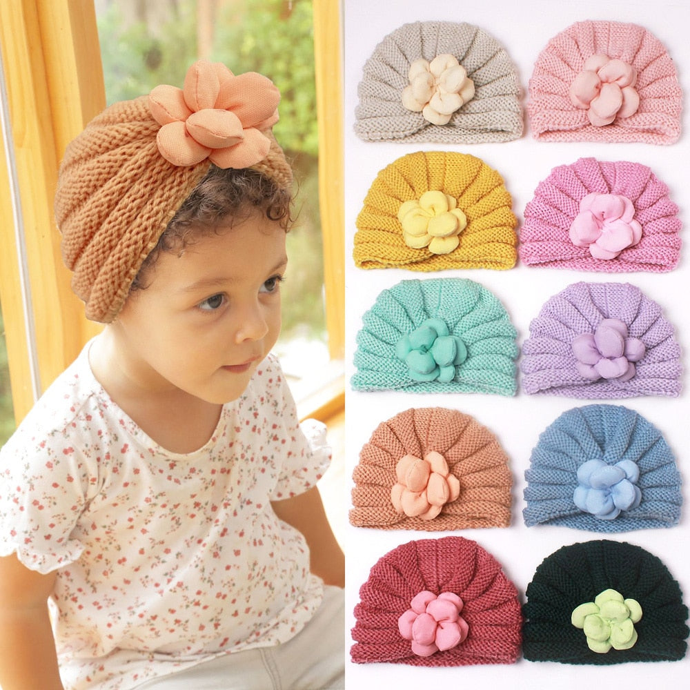 Bonnet d'hiver en tricot pour filles