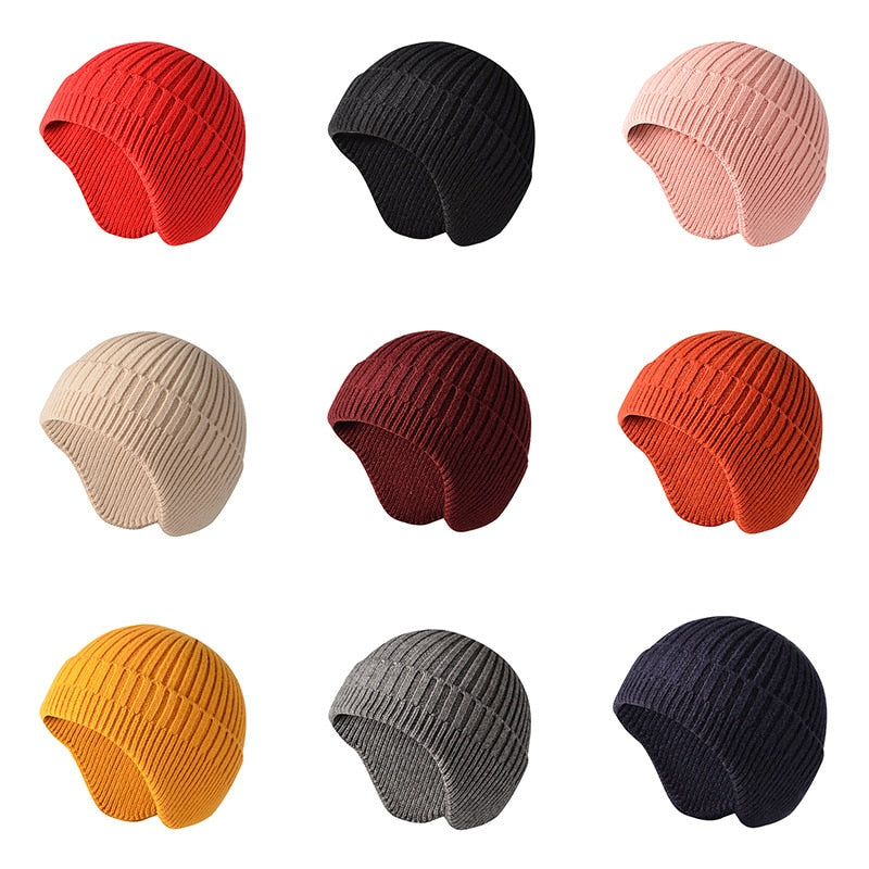 Casquette d'hiver à oreillettes pour Femmes,