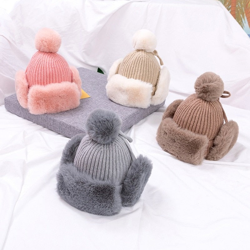 Bonnet d'hiver pour bébés: Garçons/Filles